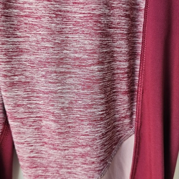 Reebok Active Sport Run Gym Full Length Leggings Burgundy Size S - Picture 3 of 5